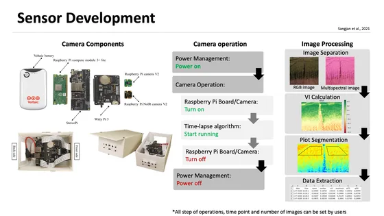 Raspberry Pi camera components, operation, and image processing workflow